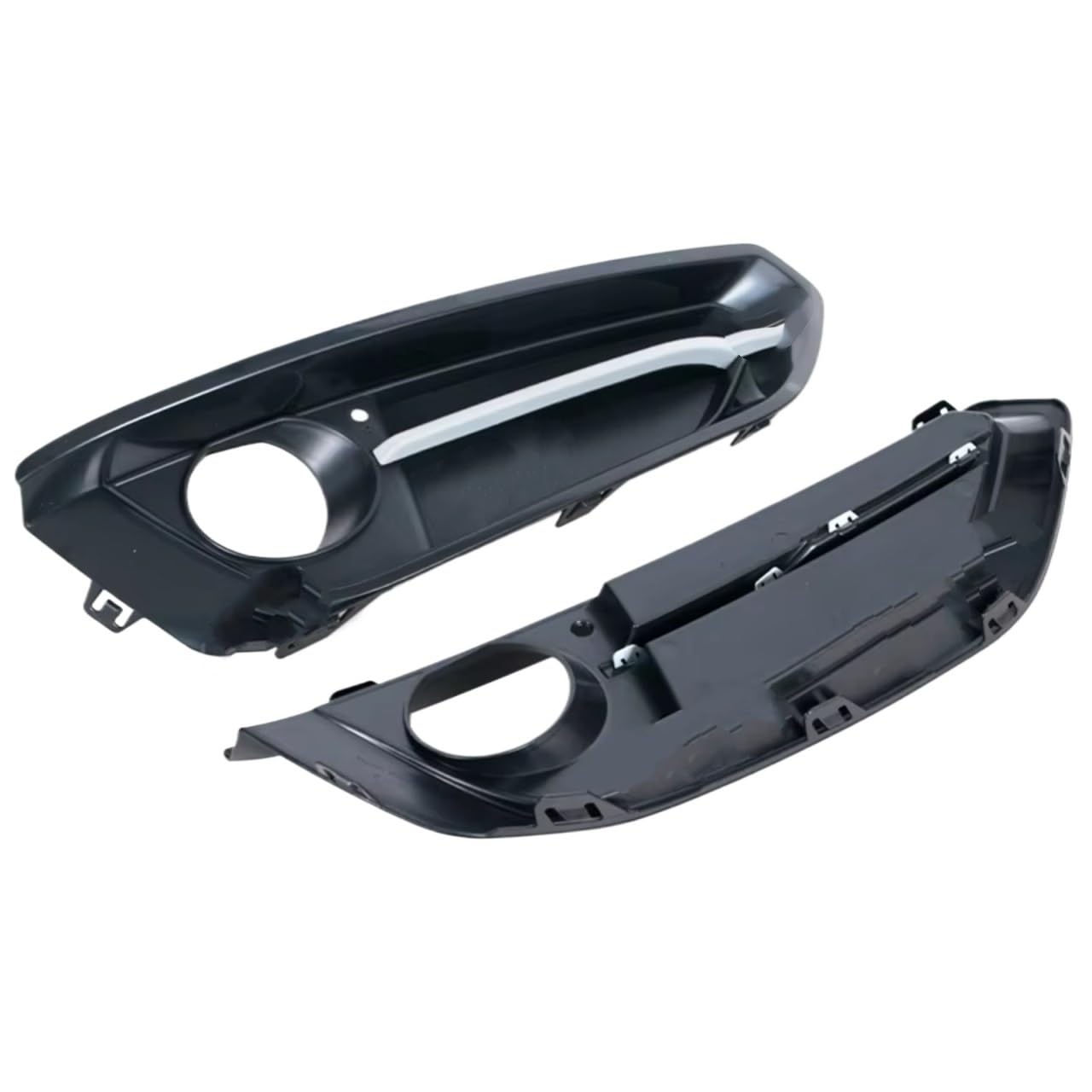 NNBINK Nebelscheinwerfer Grille Kompatibel Mit BMW Für F22 F23 Für 228i 230i 2014-2020 Front Stoßstange Nebel Licht Lampe Abdeckung Kühlergrill Rahmen Lünette 51117343731(1pair) von NNBINK