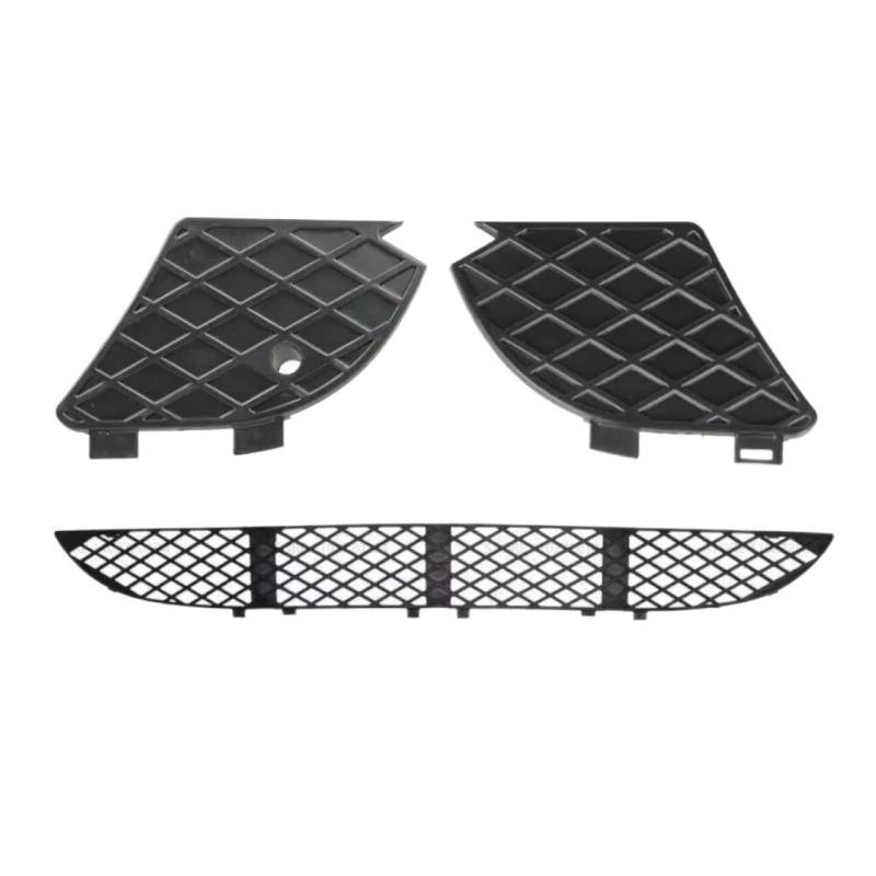 NNBINK Nebelscheinwerfer Grille Kompatibel Mit Benz Für E320 E430 W210 1998–2003, Frontstoßstangen-Nebelscheinwerfer-Grillabdeckung 2108850053(3 Set) von NNBINK