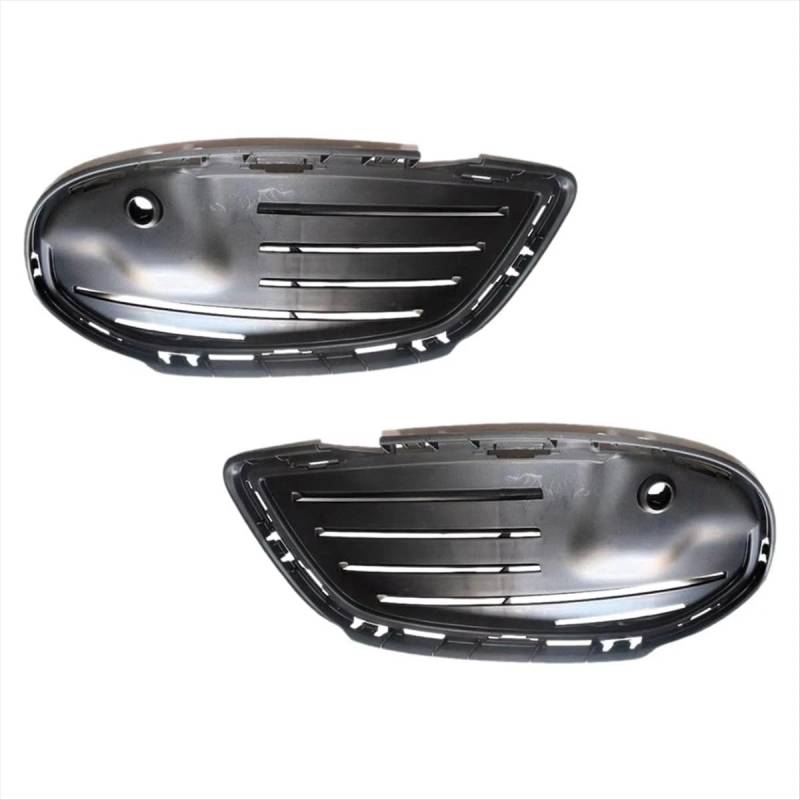 NNBINK Nebelscheinwerfer Grille Kompatibel Mit Benz Für W205 A2058854023 Frontstoßstange Nebelscheinwerfer Links Und Rechts Windgitter-Abdeckungsverkleidung Auto-Nebelscheinwerfer-Kühlergrill-Zubehör von NNBINK