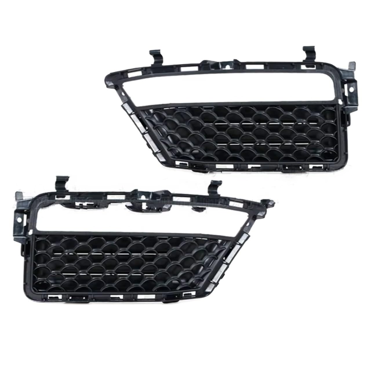 NNBINK Nebelscheinwerfer Grille Kompatibel Mit Benz Für W221 S63 S65 2011–2013, Auto-Nebelscheinwerfer-Gitter, Auto-Frontstoßstange, Nebelscheinwerfer-Abdeckrahmen 2128850553(1 Left and 1 Right) von NNBINK