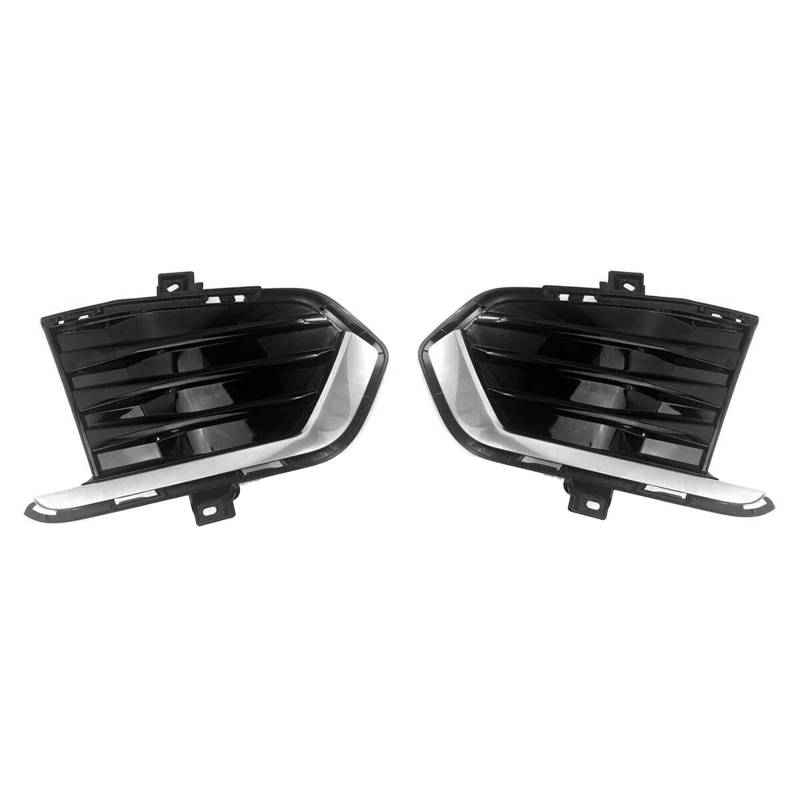 NNBINK Nebelscheinwerfer Grille Kompatibel Mit Cadillac Für Xt5 2017 2018 2019 84107960 Auto Vorne Links Und Rechts Stoßstange Nebelscheinwerfer-Lünette Gitterabdeckung Auto-Nebellampengitter von NNBINK