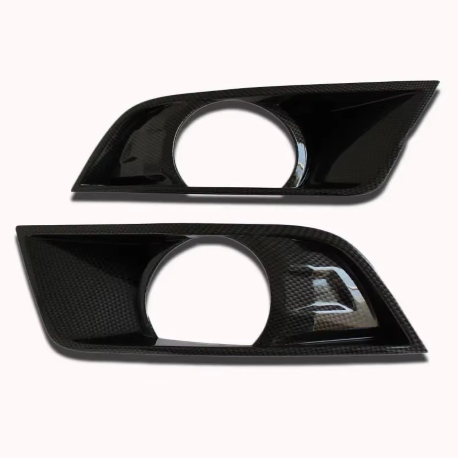 NNBINK Nebelscheinwerfer Grille Kompatibel Mit Ford Für Ranger Für T7 2016–2018, Kohlefaser-Nebelscheinwerfer-Abdeckung, Nebelscheinwerfer-Kühlergrill-Abdeckungen FR15FLC-0024(Carbon) von NNBINK