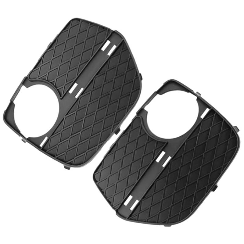 NNBINK Nebelscheinwerfer Grille Kompatibel Mit Für E71 2012 2013 2014 51117312605 1 Paar Auto Vorne Untere Stoßstange Links Und Rechts Nebelscheinwerfer Kühlergrill Abdeckung Trim Assembly von NNBINK