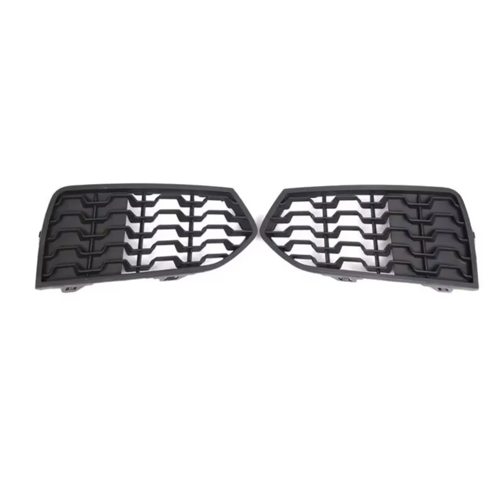NNBINK Nebelscheinwerfer Grille Kompatibel Mit Für F22 F23 2012–2019, 2 X Frontstoßstange, Nebelscheinwerfergitter, Lampengrill, Wabenstruktur, Autozubehör 51118056798(Matte Black-Pair) von NNBINK