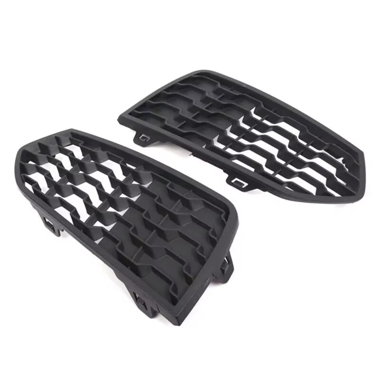 NNBINK Nebelscheinwerfer Grille Kompatibel Mit Für F22 F23 2012–2019, Frontstoßstange, Nebelscheinwerfergitter, Lampengitter, Wabenstruktur, Autozubehör 51118056798(Matte Black-Pair) von NNBINK