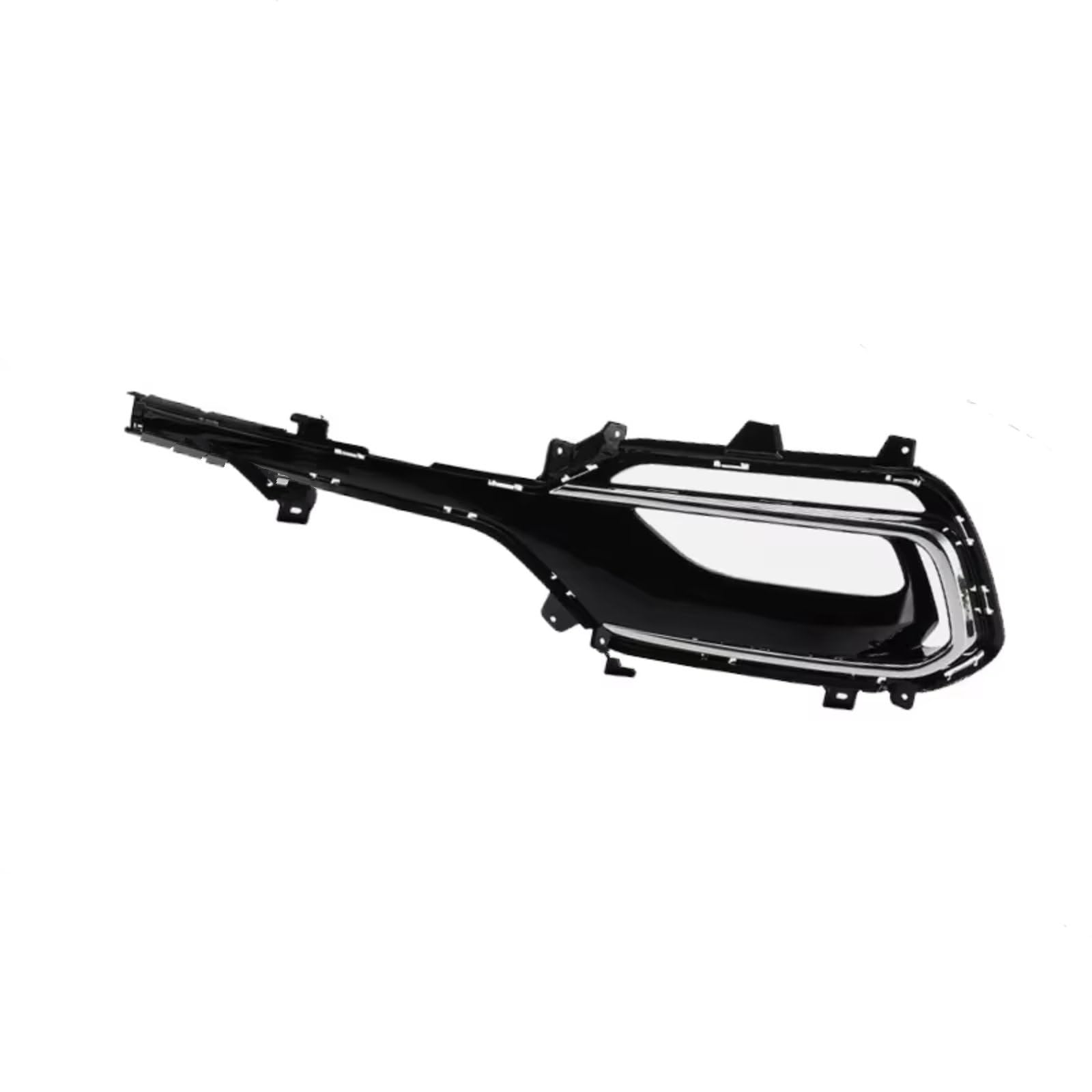 NNBINK Nebelscheinwerfer Grille Kompatibel Mit Hyundai Für Santa Fe Für Sport 2017–2018, Nebelscheinwerfer-Lampen-Abdeckungsrahmen, Frontscheinwerfer-Schattengitter, Zierblende(1 Left) von NNBINK