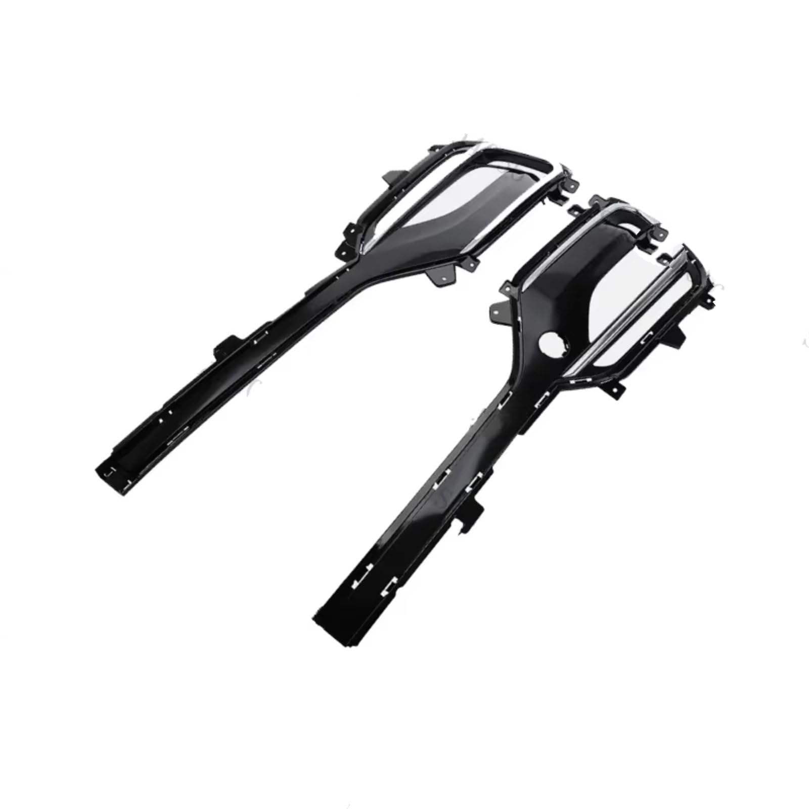 NNBINK Nebelscheinwerfer Grille Kompatibel Mit Hyundai Für Santa Fe Für Sport 2017–2018, Nebelscheinwerfer-Lampen-Abdeckungsrahmen, Frontscheinwerfer-Schattengitter, Zierblende(1 Left and 1 Right) von NNBINK