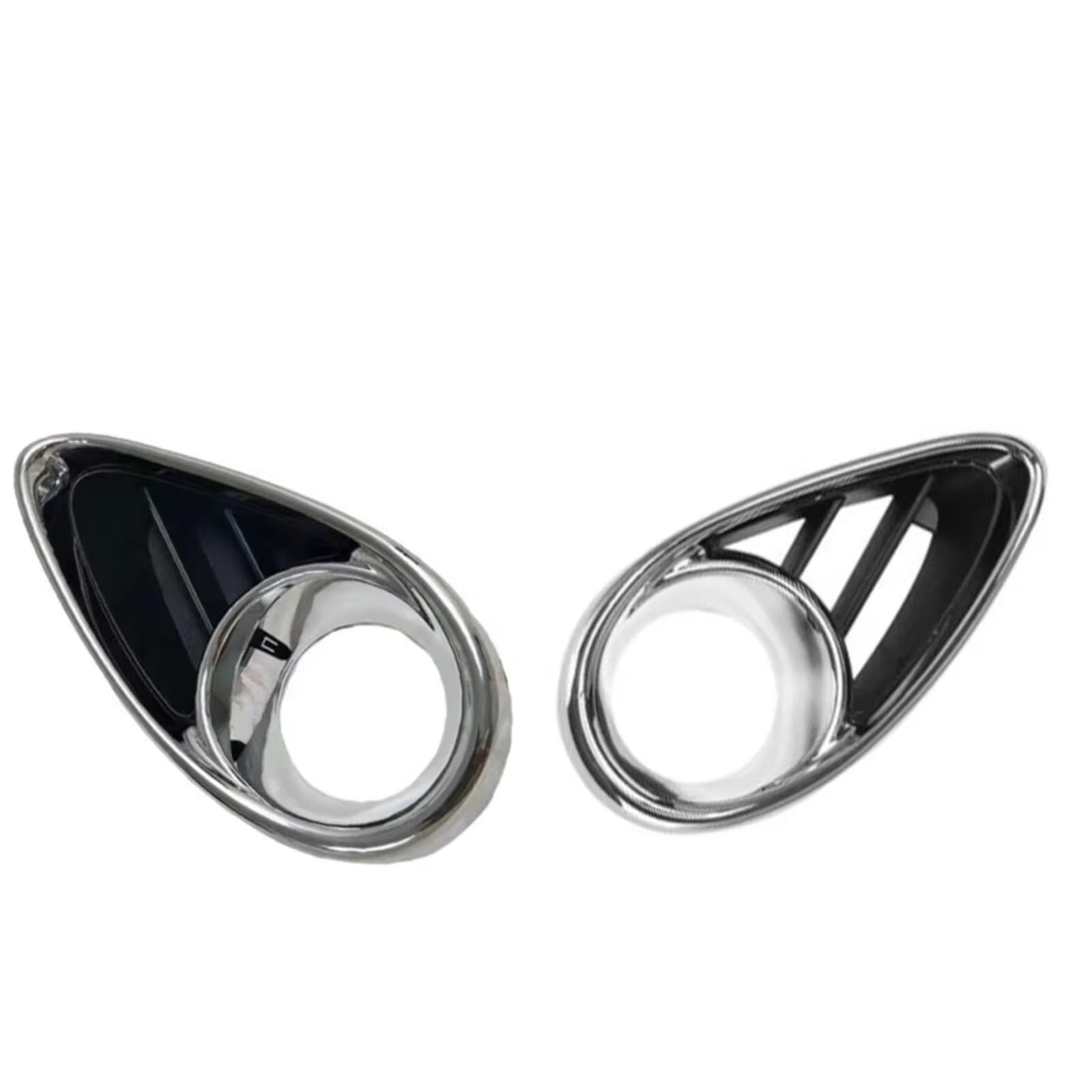 NNBINK Nebelscheinwerfer Grille Kompatibel Mit Infiniti Für FX35 FX37 QX70 2009-2015 Autozubehör Front Nebelscheinwerfer Chromblende 622573EV0A 622563EV0A(A Pair) von NNBINK