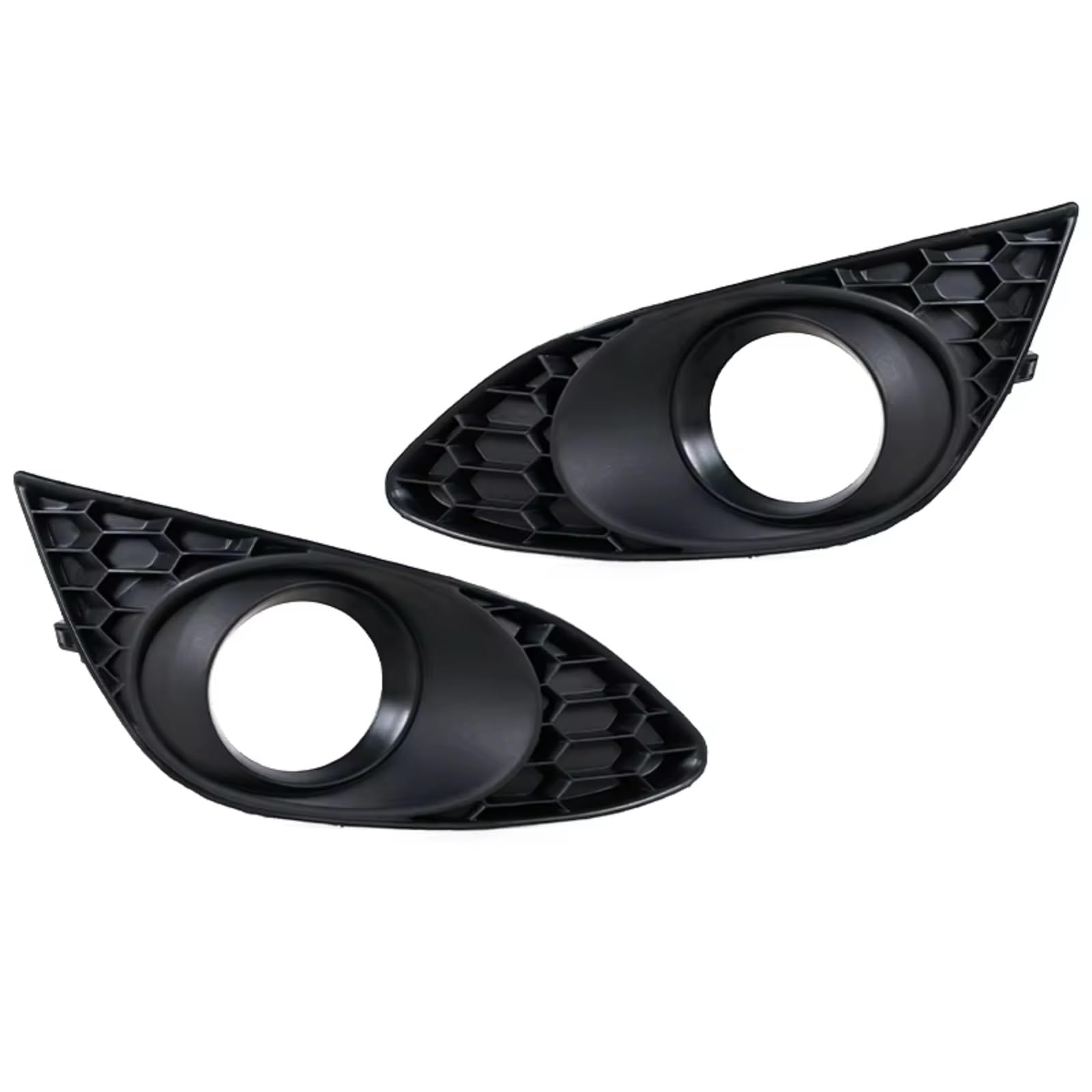NNBINK Nebelscheinwerfer Grille Kompatibel Mit Mazda 2 2008–2011, Auto-Frontstoßstange, Nebelscheinwerfer-Abdeckung, Nebelscheinwerfer-Rahmenabdeckung, Chrom-Nebelscheinwerfer-Zierleiste(Only 1 Left) von NNBINK