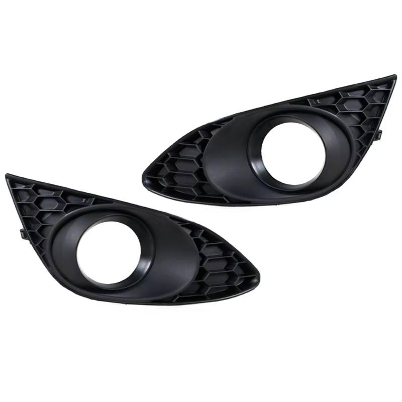NNBINK Nebelscheinwerfer Grille Kompatibel Mit Mazda 2 2008–2011, Auto-Frontstoßstange, Nebelscheinwerfer-Abdeckung, Nebelscheinwerfer-Rahmenabdeckung, Chrom-Nebelscheinwerfer-Zierleiste(Only 1 Left) von NNBINK
