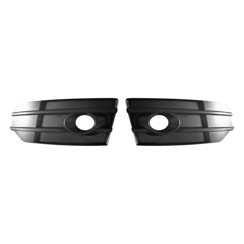 NNBINK Nebelscheinwerfer Grille Kompatibel Mit Q5 2011 2012 2013 2014 2015 2016 2017 2018 8R0807681G Frontstoßstange Links Und Rechts Nebelscheinwerfer-Kühlergrill-Abdeckungs-Verkleidungsbaugruppe von NNBINK