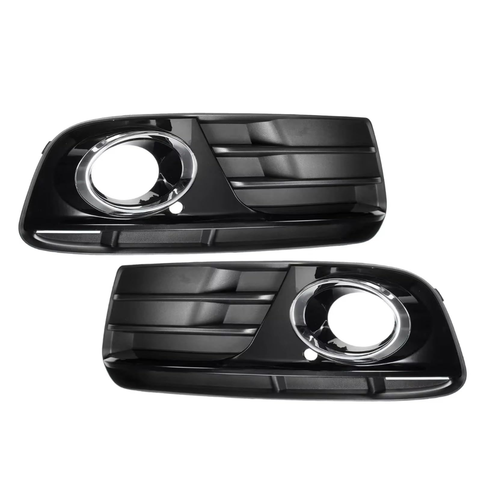 NNBINK Nebelscheinwerfer Grille Kompatibel Mit Q5 2013–2017, Schwarzer Frontstoßstangengrill, Frontstoßstangen-Nebelscheinwerfer-Lampenabdeckungsgrill 8R0807681(Pair) von NNBINK