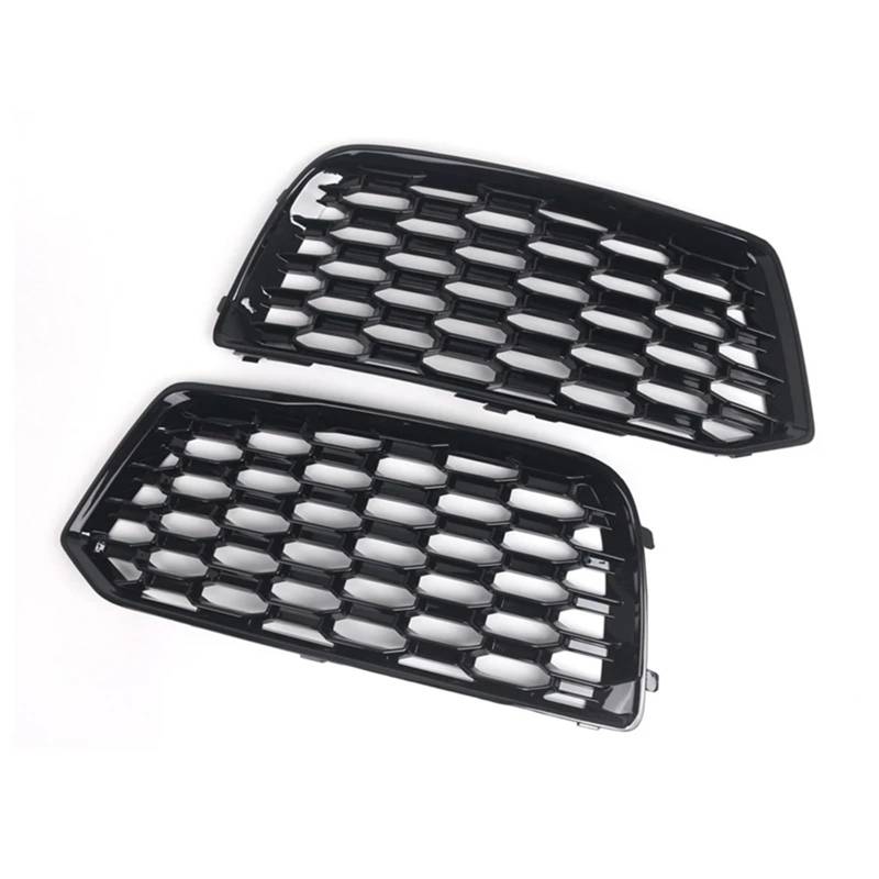 NNBINK Nebelscheinwerfer Grille Kompatibel Mit Q5 2018 2019 2020 80A807679D 1 Paar Links Rechts Auto-Frontstoßstange Unterer Nebelscheinwerfer-Gitterrahmen-Lünetteneinsatz Autozubehör von NNBINK