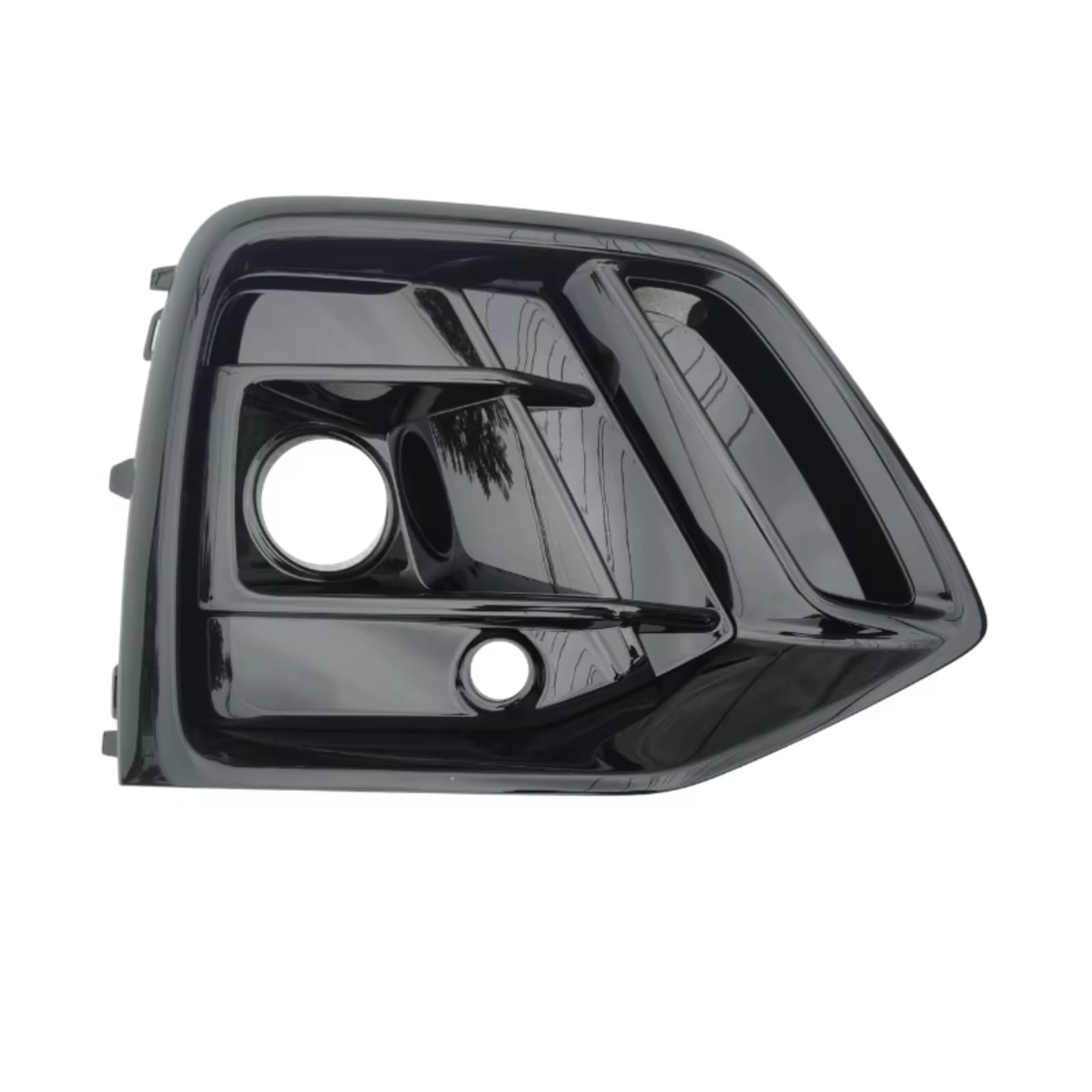 NNBINK Nebelscheinwerfer Grille Kompatibel Mit Q5 2021 2022 Links Rechts Vorne Nebelscheinwerfer Kühlergrillabdeckung Mit Acc-Loch Auto Frontstoßstangen-Lichtgitter Im Renngrill(Black Right) von NNBINK