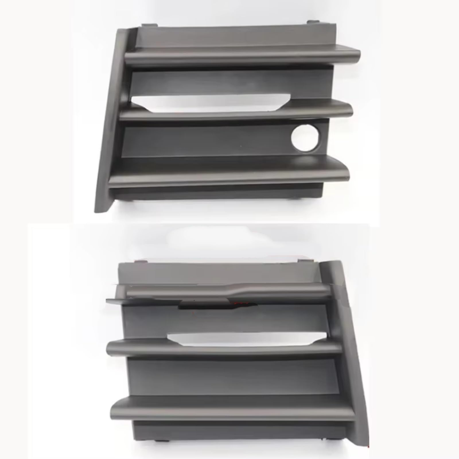 NNBINK Nebelscheinwerfer Grille Kompatibel Mit Skoda Für Octavia 2007–2009, Nebelscheinwerferrahmen, Unterer Mittlerer Kühlergrill, Blockierschale Für Die Vordere Stoßstange(2PCS Left and Right) von NNBINK