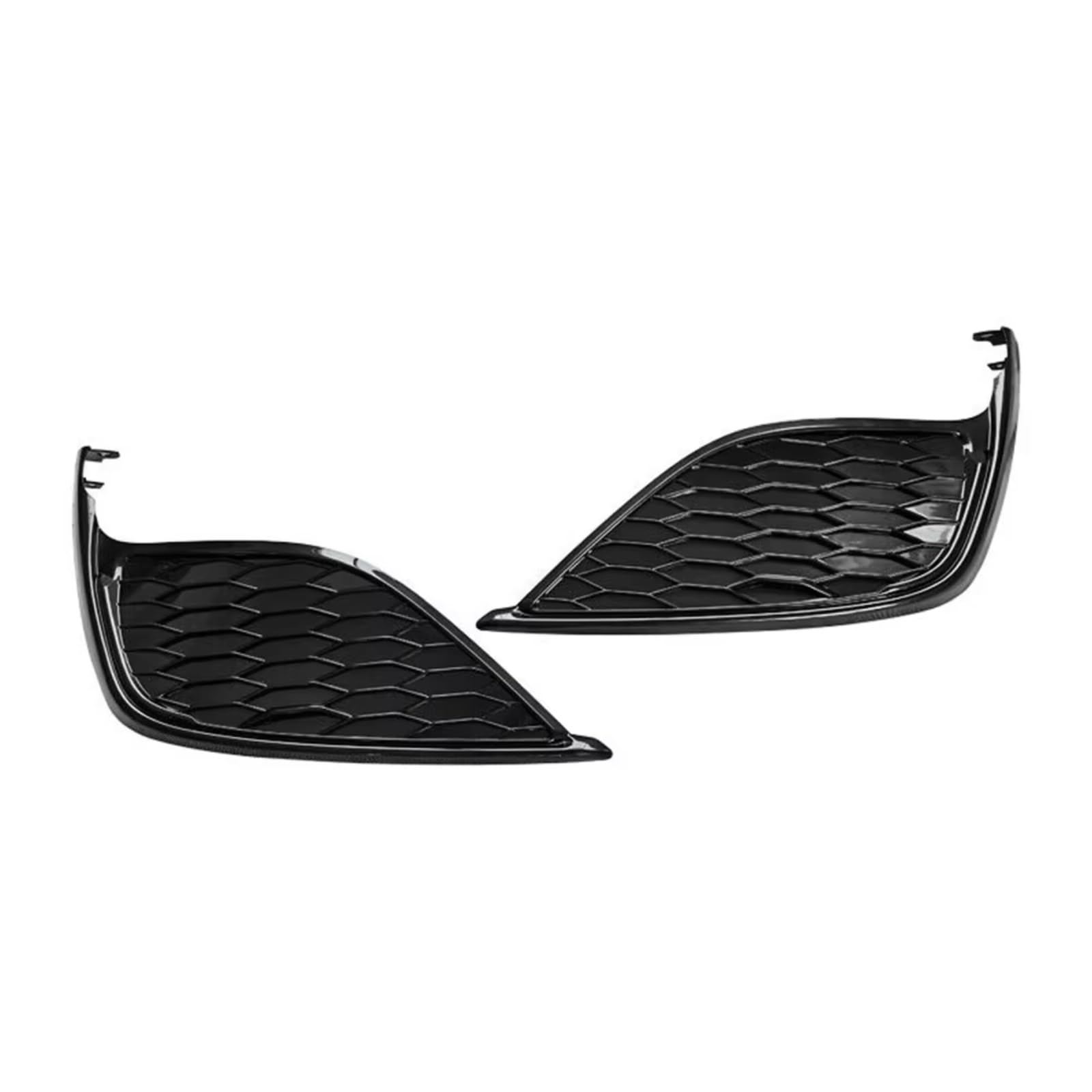 NNBINK Nebelscheinwerfer Grille Kompatibel Mit Toyota Für Camry Für SE XSE 2021–2022. EIN Paar Nebelscheinwerfer-Lampenabdeckung, Grill, Mit/ohne Löcher, Glänzend Schwarz(Without Holes) von NNBINK