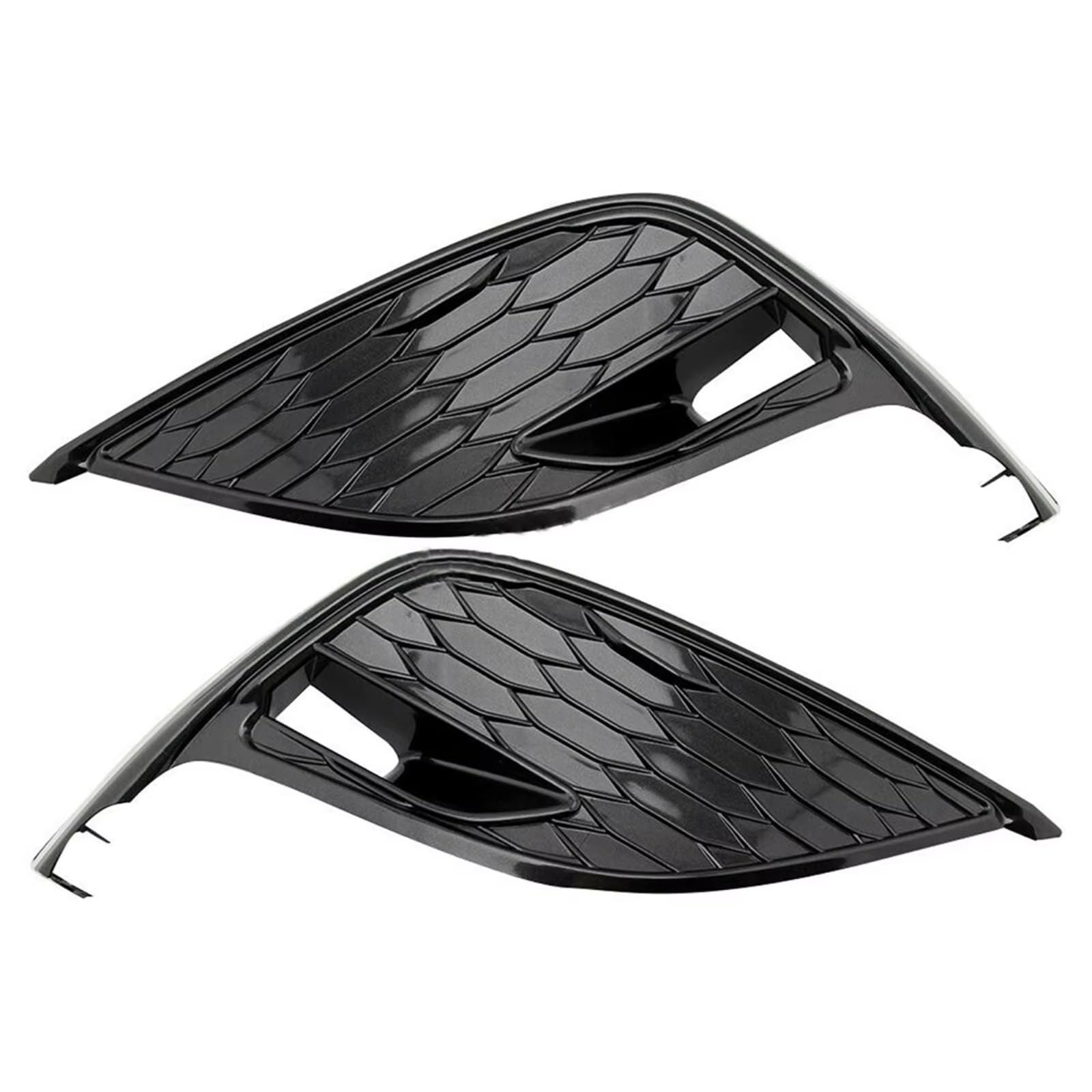 NNBINK Nebelscheinwerfer Grille Kompatibel Mit Toyota Für Camry Für SE XSE 2021–2022. EIN Paar Nebelscheinwerfer-Lampenabdeckung, Grill, Mit/ohne Löcher, Glänzend Schwarz(with Holes) von NNBINK