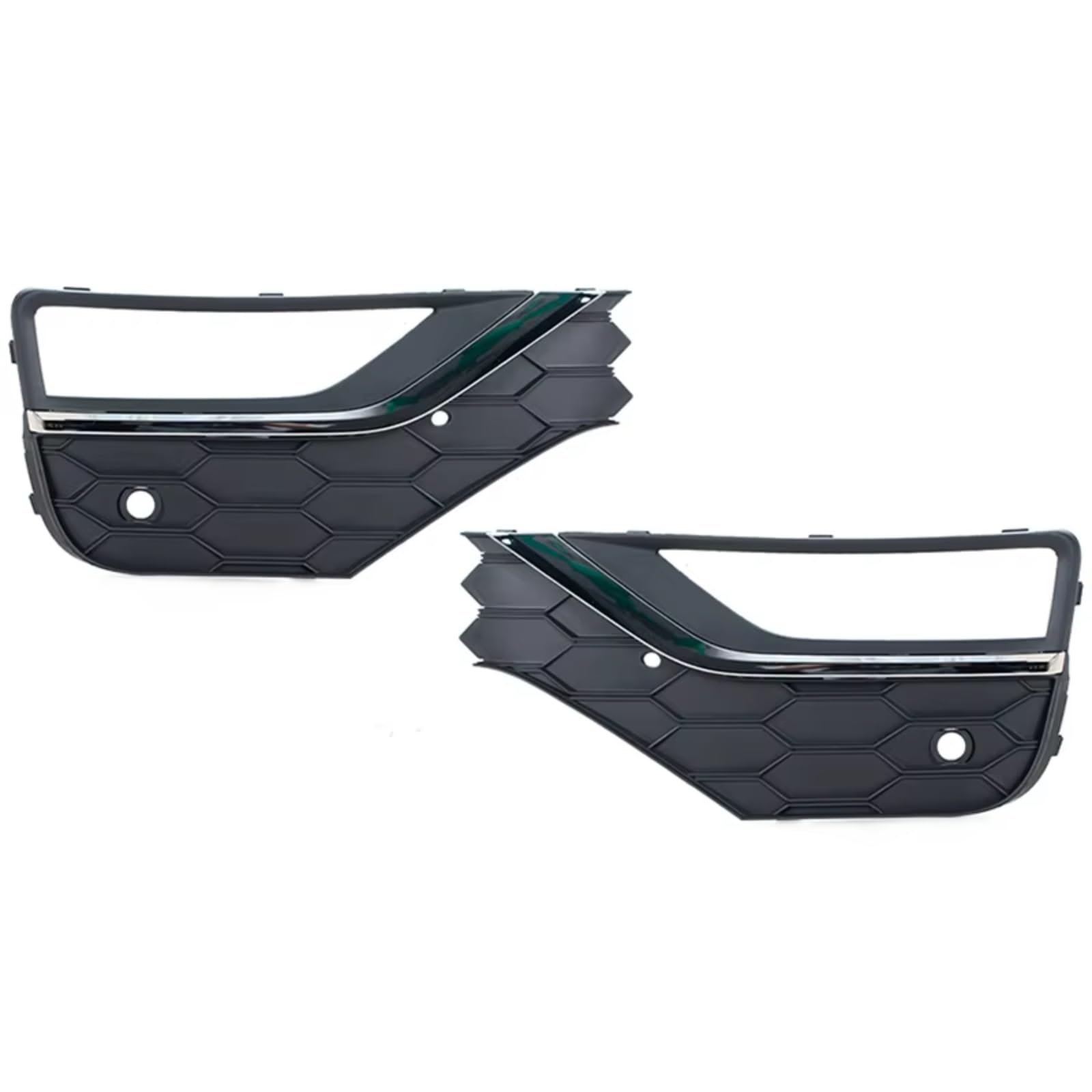 NNBINK Nebelscheinwerfer Grille Kompatibel Mit VW Für Amarok 2016-2022 Frontstoßstange Nebelscheinwerfer Abdeckung Grill Fahrleuchte Nebelscheinwerfer Grill Autozubehör(Left and Right) von NNBINK
