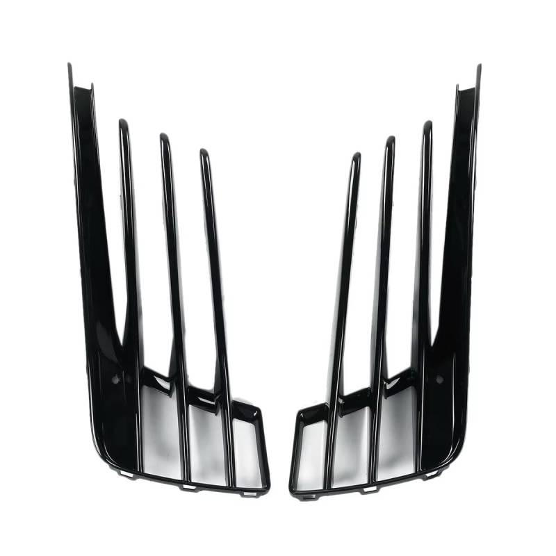 NNBINK Nebelscheinwerfer Grille Kompatibel Mit VW Für Golf MK7 2014 2015 2016 2017 5G0853665E Links Und Rechts Vorne Unterer Stoßfänger Nebelscheinwerfer-Kühlergrill-Abdeckung Schwarze Montage von NNBINK