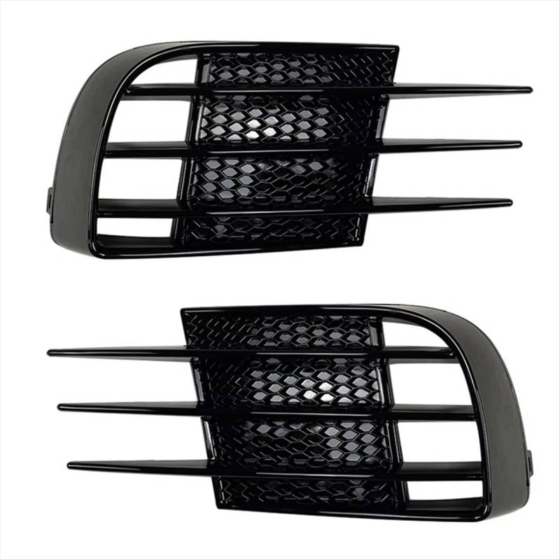 NNBINK Nebelscheinwerfer Grille Kompatibel Mit VW Für Golf Mk6 2008 2009 2010 2011 2012 2013 5K0853665C Auto-Frontstoßstange Nebelscheinwerferabdeckung Links Rechts Kühlergrill-Abdeckungsverkleidung von NNBINK