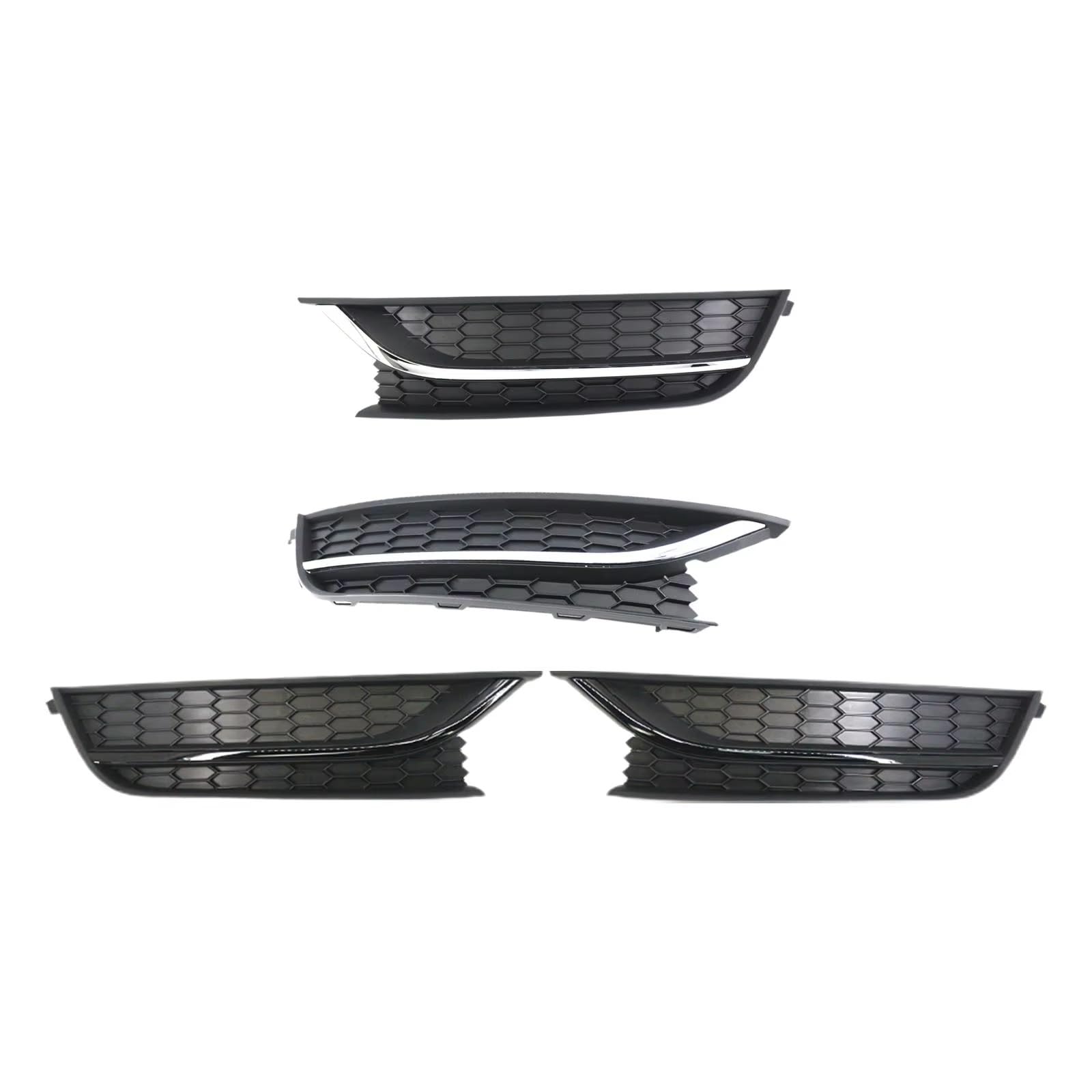NNBINK Nebelscheinwerfer Grille Kompatibel Mit VW Für Passat Für TDI SEL 2013-2015 Nebelscheinwerferabdeckung 561853665E Nebelscheinwerferrahmenverkleidung(1 Set) von NNBINK