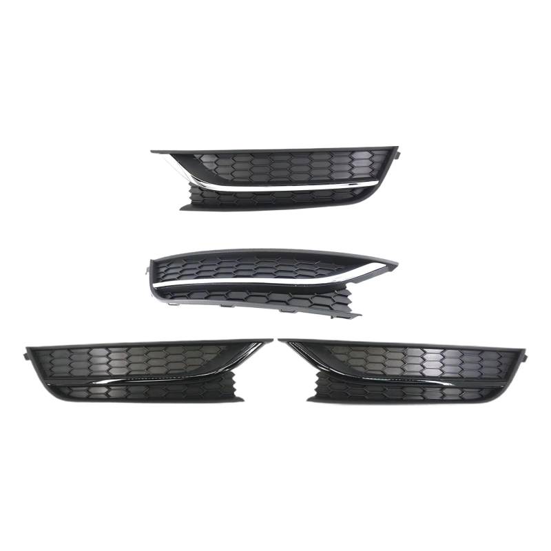 NNBINK Nebelscheinwerfer Grille Kompatibel Mit VW Für Passat Für TDI SEL 2013-2015 Nebelscheinwerferabdeckung 561853665E Nebelscheinwerferrahmenverkleidung(1 Set) von NNBINK