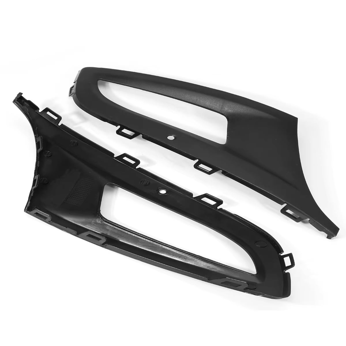 NNBINK Nebelscheinwerfer Grille Kompatibel Mit VW Für Polo Für 6R MK5 2009-2015 Auto Frontstoßstange Unterer Nebelscheinwerfer Kühlergrill Abdeckung Nebelscheinwerfer Grill 6R0853665D9B9(Pair) von NNBINK