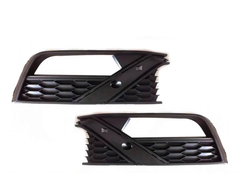 NNBINK Nebelscheinwerfer Grille Kompatibel Mit VW Für Polo Für GTI 2014–2017, Auto-Frontstoßstange, Nebelscheinwerfer, Lampenverkleidung, Rahmen, Grill, Deckel, Blende, Haube(Left and Right) von NNBINK