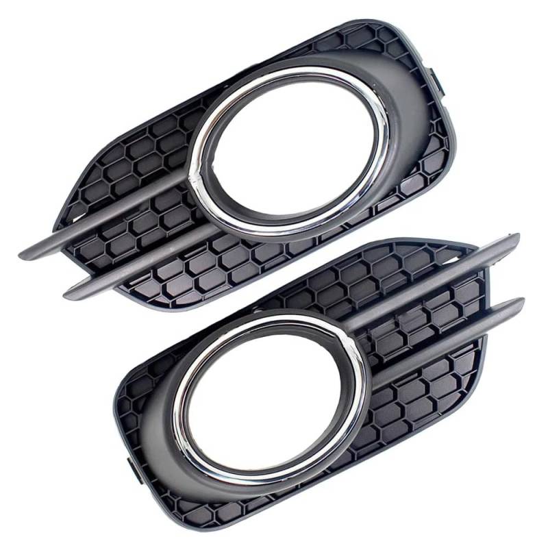 NNBINK Nebelscheinwerfer Grille Kompatibel Mit VW Für Tiguan 2012 2013 2014 2015 2016 2017 2018 5N0853665J Vorne Unterer Stoßfänger Nebelscheinwerfer Kühlergrill Verkleidungsabdeckung Automontage von NNBINK