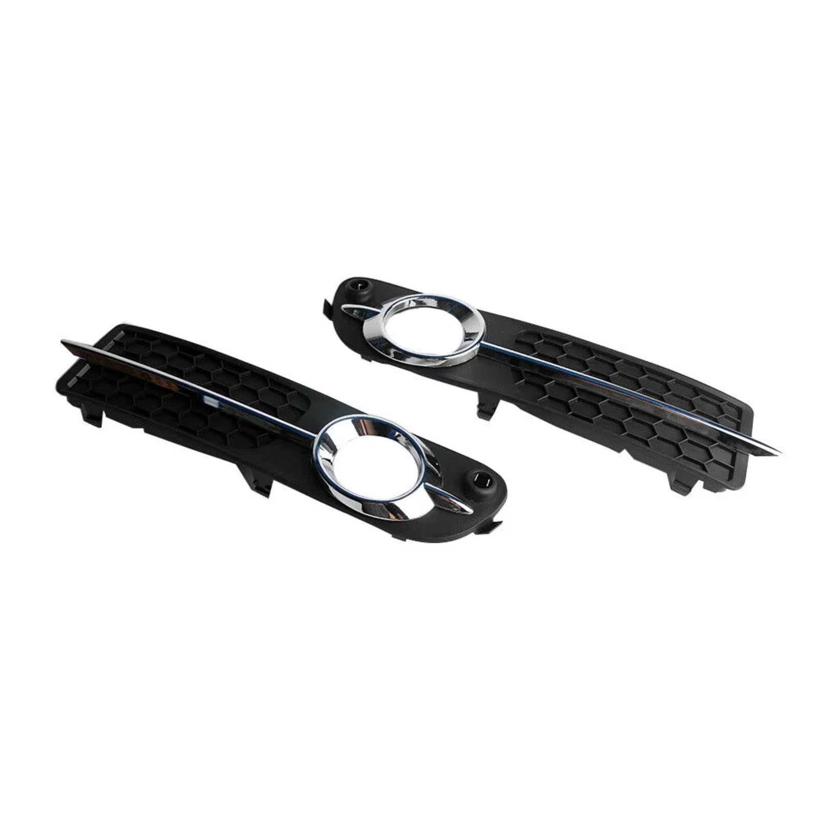 NNBINK Nebelscheinwerfer Grille Kompatibel Mit Volvo Für S80 2009-2013 Auto Frontstoßstange Nebelscheinwerferabdeckung Nebelscheinwerfer Kühlergrillrahmen 30744919 30744920(A Pair) von NNBINK