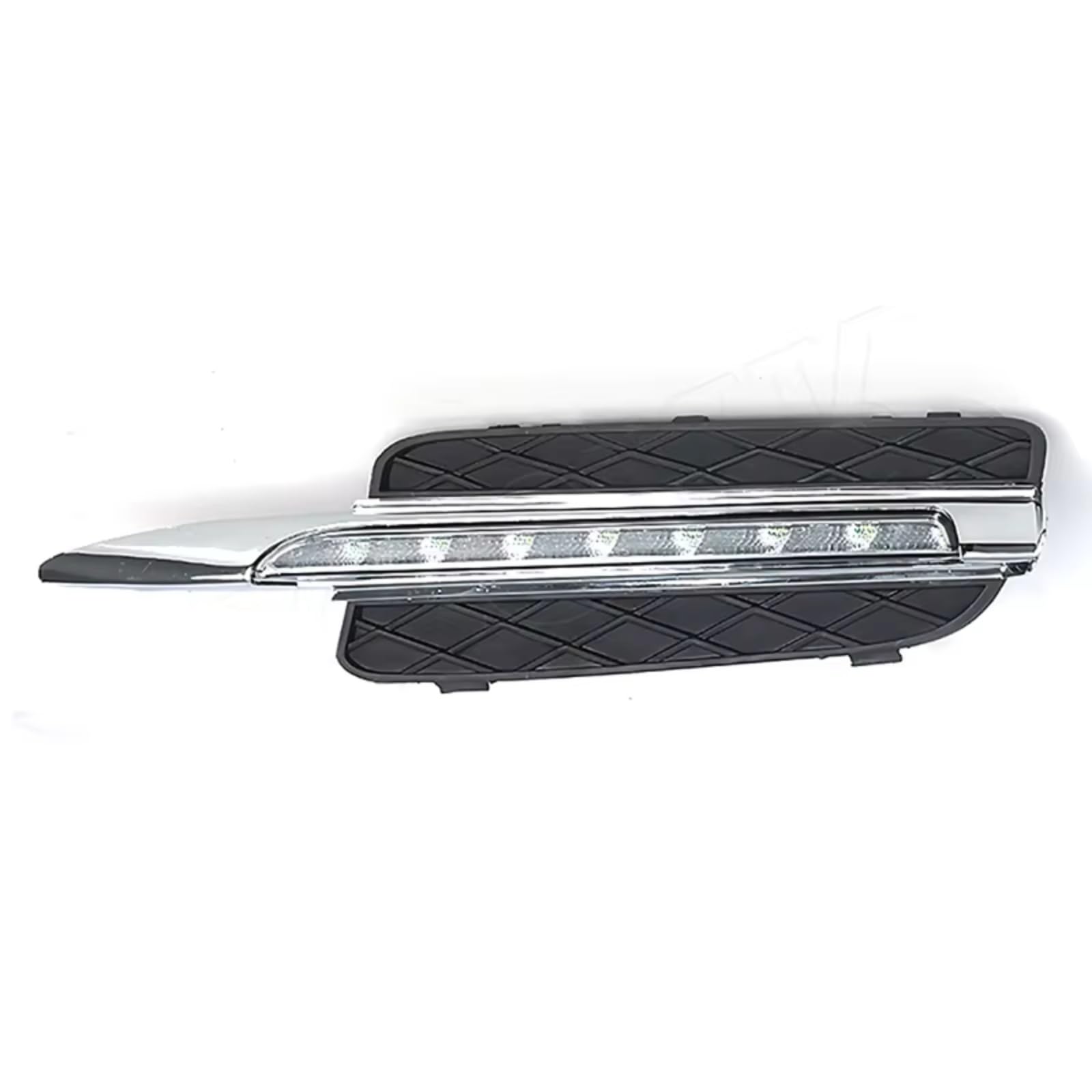 NNBINK Nebelscheinwerfer Grille Kompatibel Mit X5 E70 2007-2010 Auto-Frontstoßstange DRL Tagfahrlicht Nebelscheinwerfer Lichtabdeckung(Left-8LED) von NNBINK