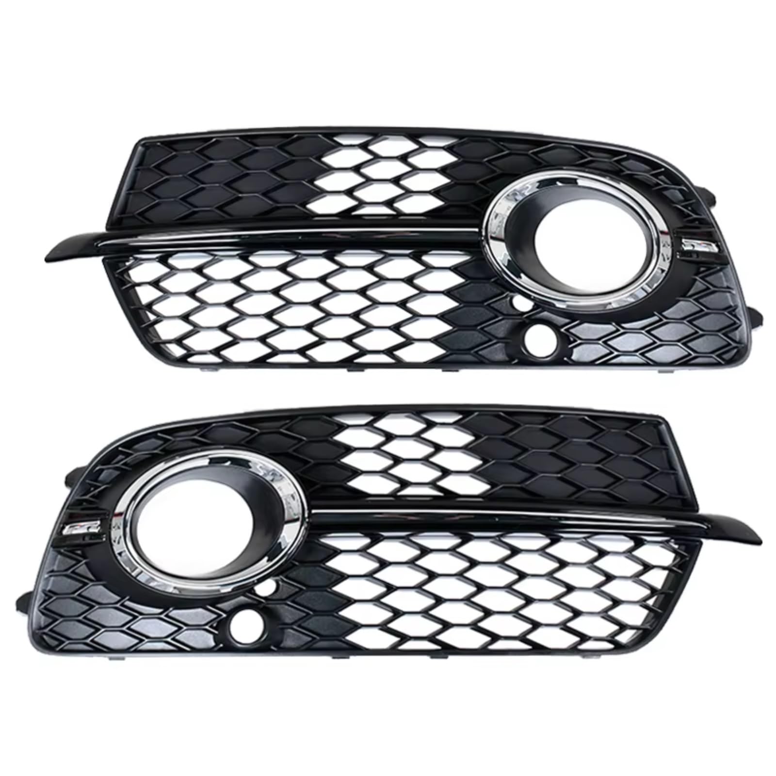 NNBINK Nebelscheinwerfer Grille Kompatibel mit Q5 für Sport 2013-2017 Auto vordere Stoßstange Side Nebel Light Grill Mesh Wabe 8ro807681s 8ro807682m(Left and Right) von NNBINK