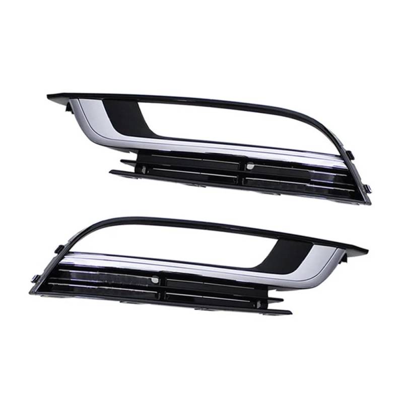 NNBINK Nebelscheinwerfer Grille Kompatibel mit VW für Passat für Cc 2013 2014 2015 2016 2017 35D853665 Auto-Frontstoßstange Nebelscheinwerfer Linke und rechte Kühlergrill-Abdeckungsverkleidung von NNBINK