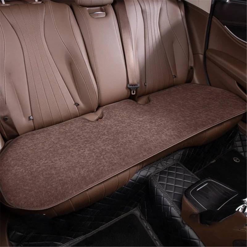 NNBINK Universal Atmungsaktive Auto Sitz Abdeckung Vorne Hinten Auto Sitzkissen Seat Protector Mat Pad Auto Zubehör Auto Sitz Schutz Pads Autositz Sitzauflagen(Brown,Rear) von NNBINK