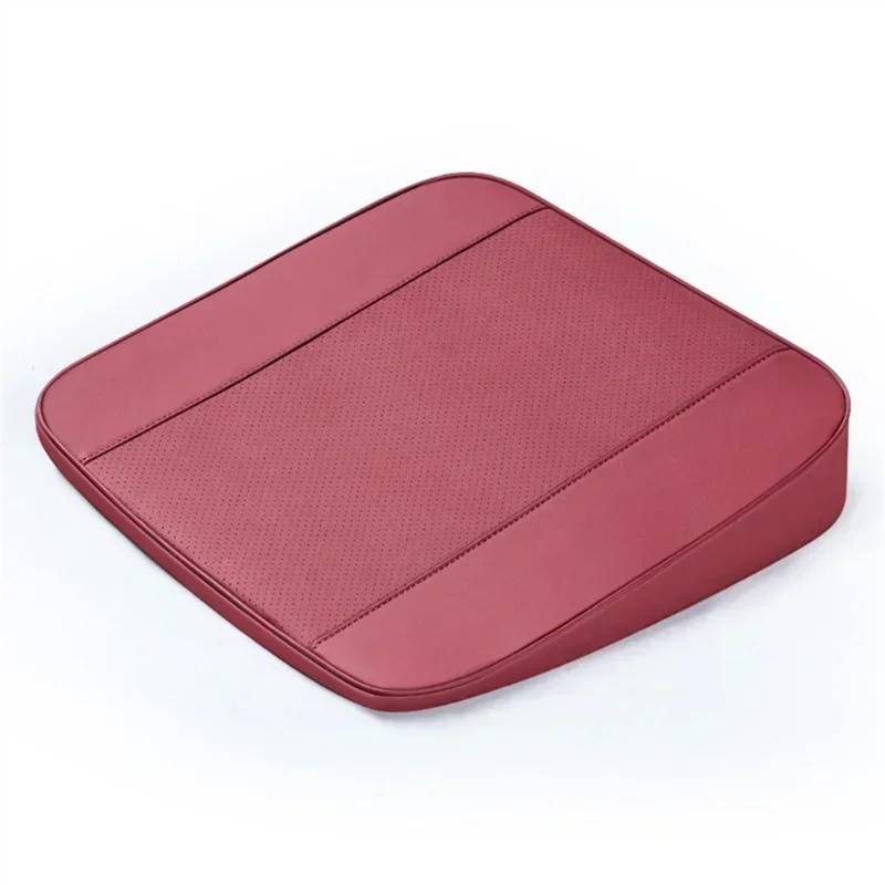 NNBINK Universal Auto Für Booster Sitzkissen Erhöhung Höhe Boost Matte Atmungsaktive Tragbare Auto Sitz Pad Auto Kissen Schutz Matte Auto Zubehör Autositz Sitzauflagen(Red) von NNBINK