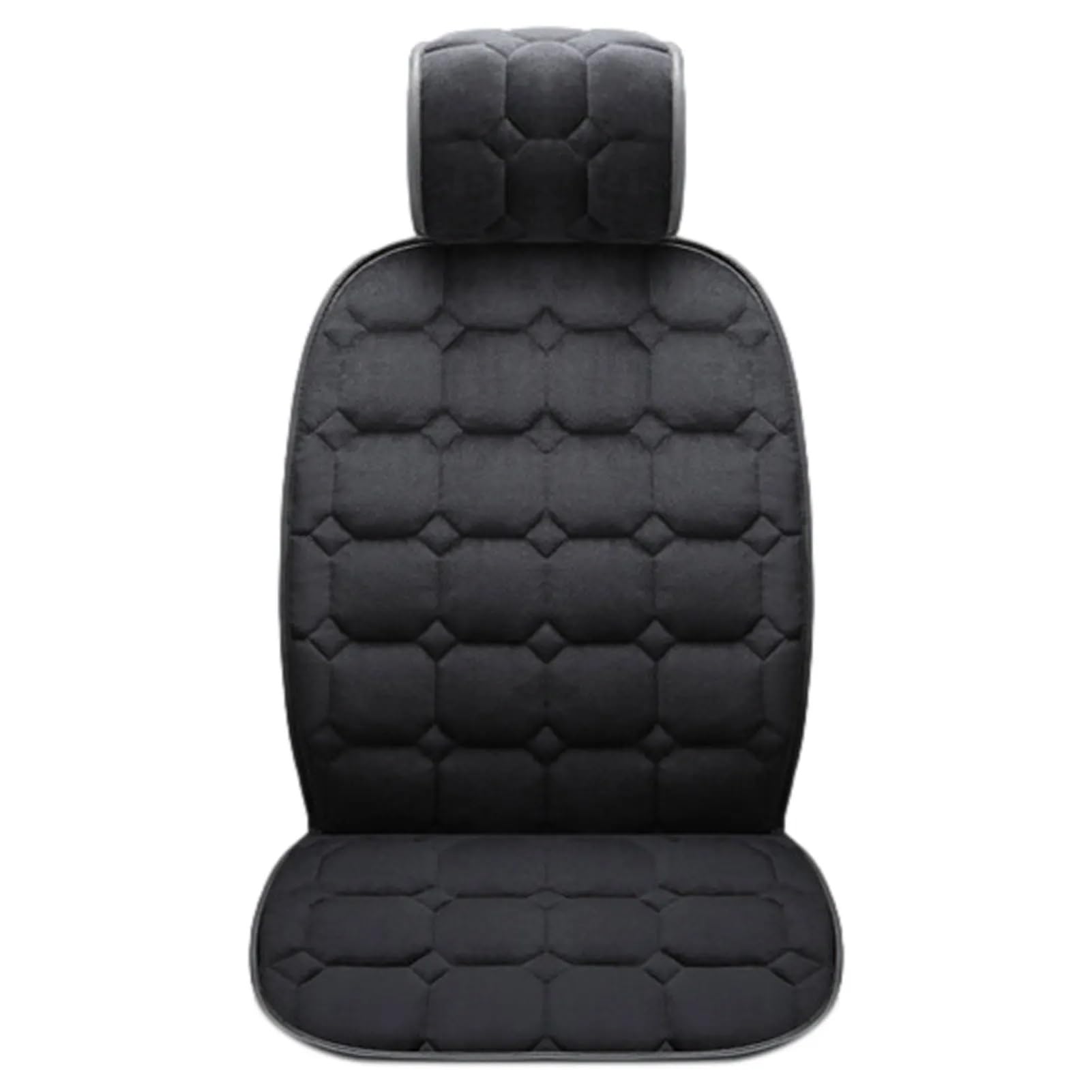 NNBINK Universal Auto Kissen Vorne Auto Sitz Abdeckung Protektoren Für Autos Weichen Sitz Schutz Sitzbezüge Automobil Innen Autositz Sitzauflagen(Black) von NNBINK