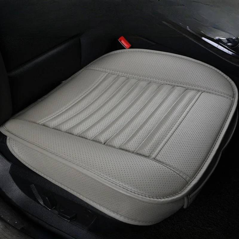 NNBINK Universal Auto Sitz Abdeckung Atmungsaktive Matte Für Auto Stuhl Kissen Auto Vordersitz Pads Vier Jahreszeiten Auto Sitz Schutz Pads Auto Kissen Autositz Sitzauflagen(Gray) von NNBINK