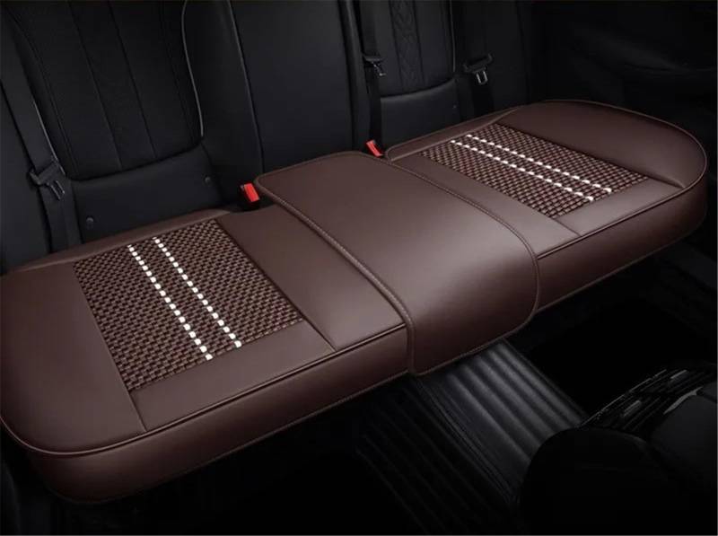 NNBINK Universal Auto Sitz Abdeckung Atmungsaktive Schutz Sitzkissen Vier Jahreszeiten Auto Innen Zubehör Auto Vorne/hinten Sitz Abdeckung Autositz Sitzauflagen(Brown,Rear) von NNBINK