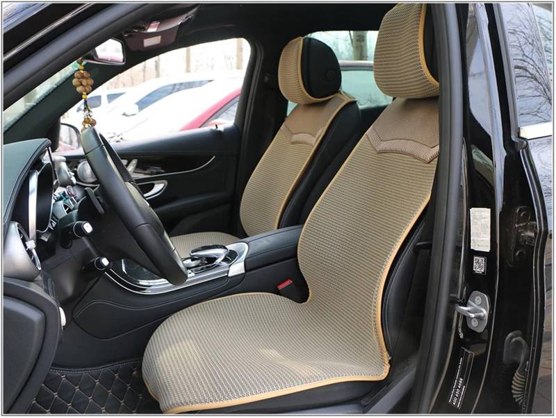 NNBINK Universal Auto Sitz Abdeckung Pad Für Autos Atmungsaktive Auto Vordersitze Kissen Schützen Automobil Innen Auto Sitzbezüge Zubehör Autositz Sitzauflagen(Gray) von NNBINK