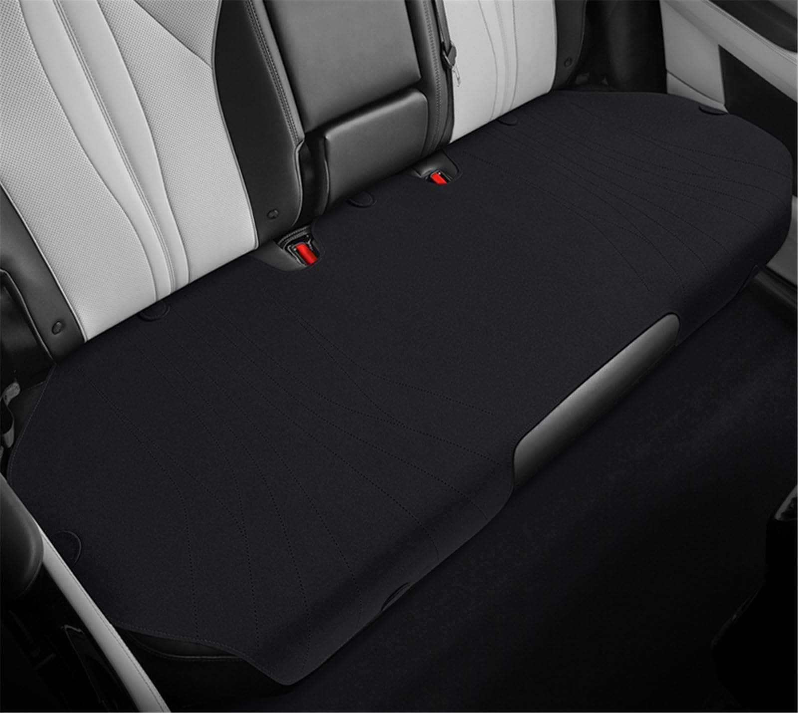 NNBINK Universal Auto Sitz Abdeckung Vier Saison Auto Atmungsaktive Pad Sitzbezüge Für Auto Sitze Abdeckung Schutz Automobil Innen Zubehör Autositz Sitzauflagen(Black,Rear) von NNBINK