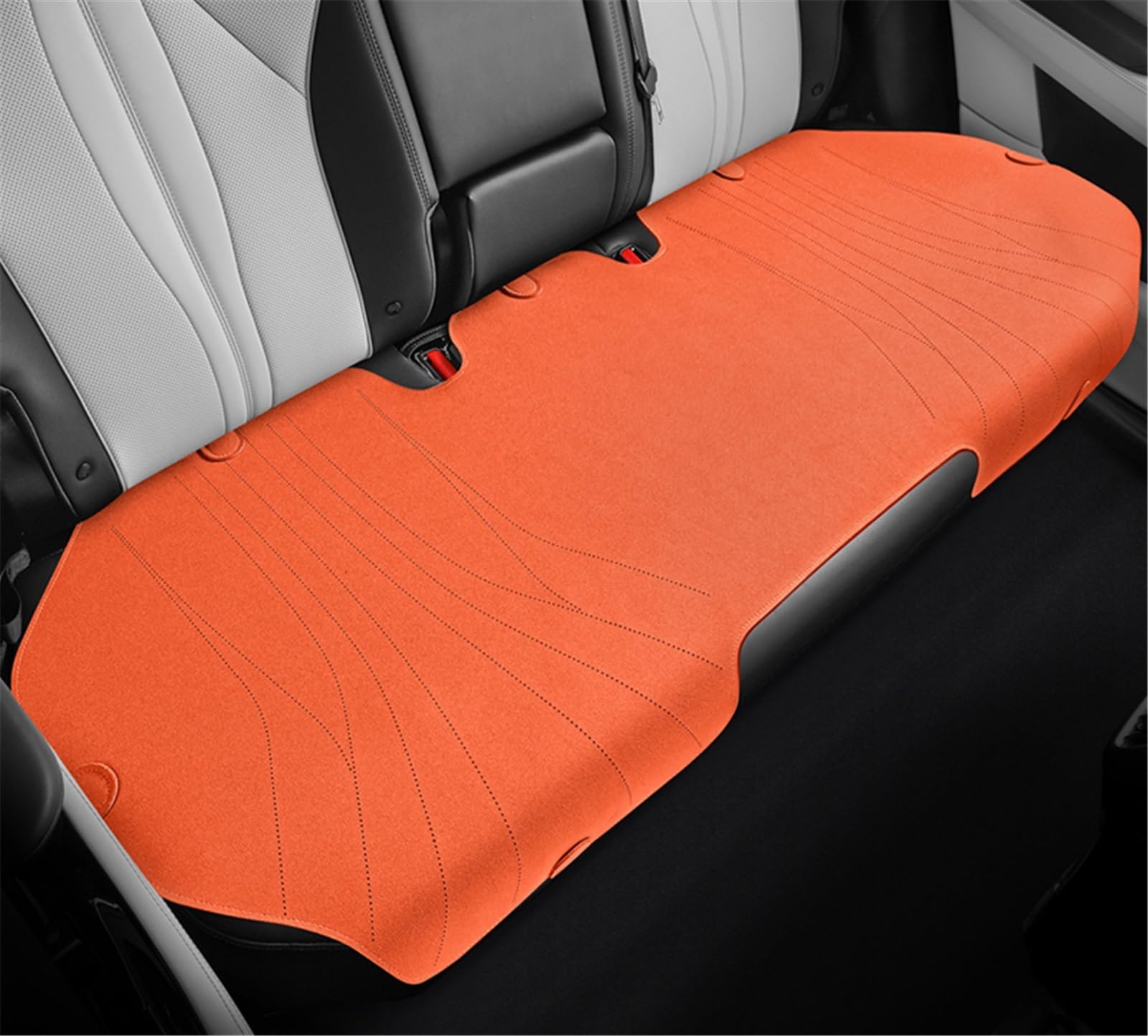 NNBINK Universal Auto Sitz Abdeckung Vier Saison Auto Atmungsaktive Pad Sitzbezüge Für Auto Sitze Abdeckung Schutz Automobil Innen Zubehör Autositz Sitzauflagen(Orange,Rear) von NNBINK