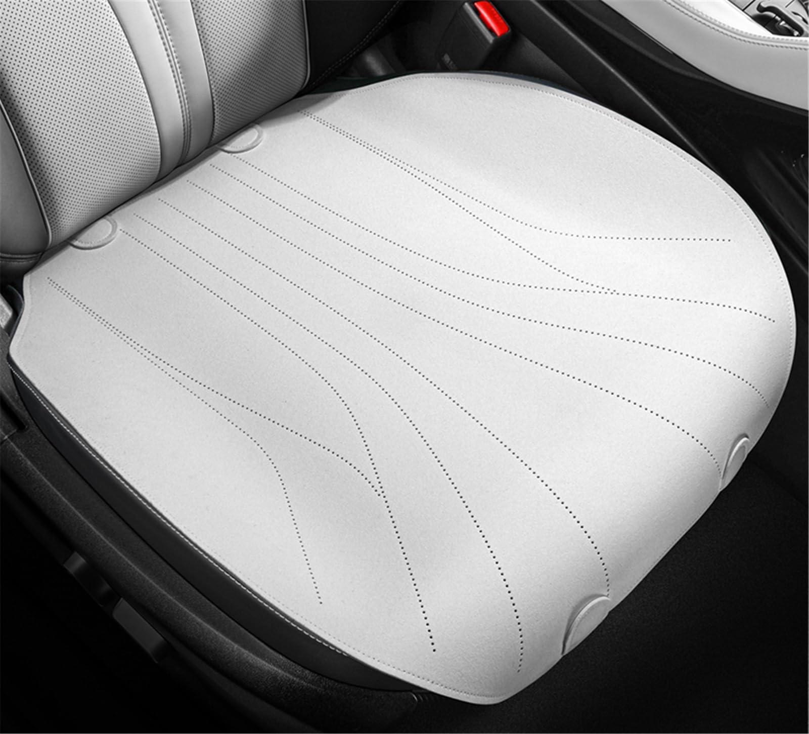NNBINK Universal Auto Sitz Abdeckung Vier Saison Auto Atmungsaktive Pad Sitzbezüge Für Auto Sitze Abdeckung Schutz Automobil Innen Zubehör Autositz Sitzauflagen(White,Front) von NNBINK