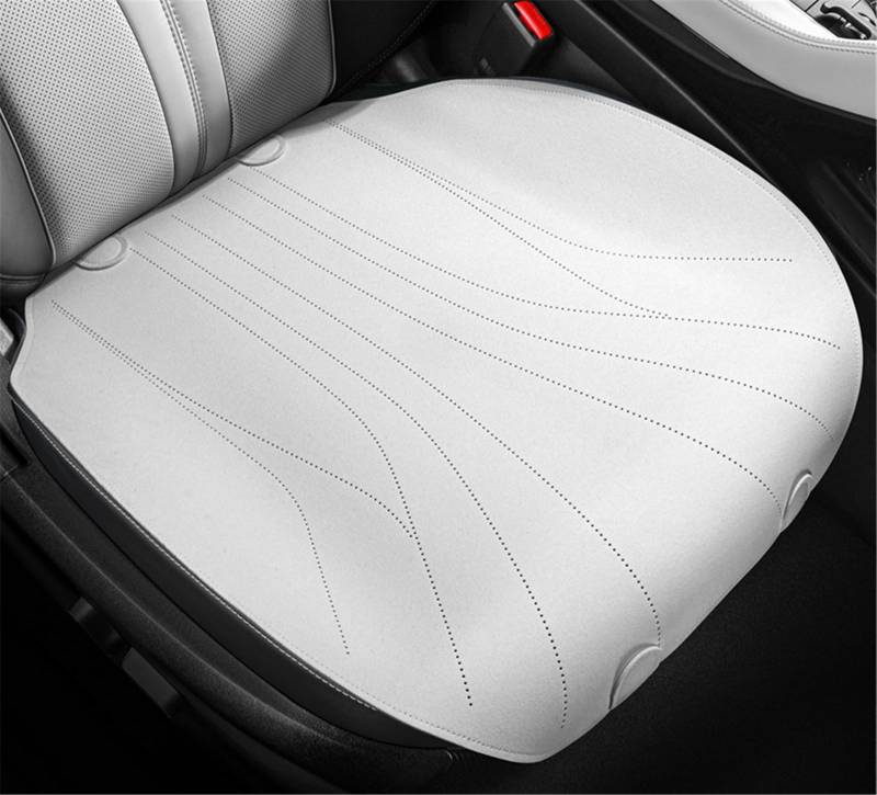 NNBINK Universal Auto Sitz Abdeckung Vier Saison Auto Atmungsaktive Pad Sitzbezüge Für Auto Sitze Abdeckung Schutz Automobil Innen Zubehör Autositz Sitzauflagen(White,Front) von NNBINK