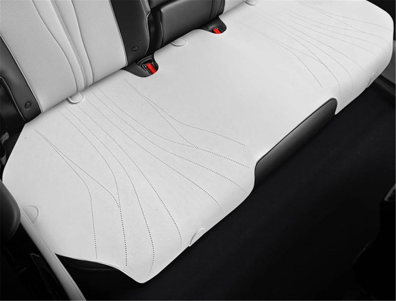 NNBINK Universal Auto Sitz Abdeckung Vier Saison Auto Atmungsaktive Pad Sitzbezüge Für Auto Sitze Abdeckung Schutz Automobil Innen Zubehör Autositz Sitzauflagen(White,Rear) von NNBINK