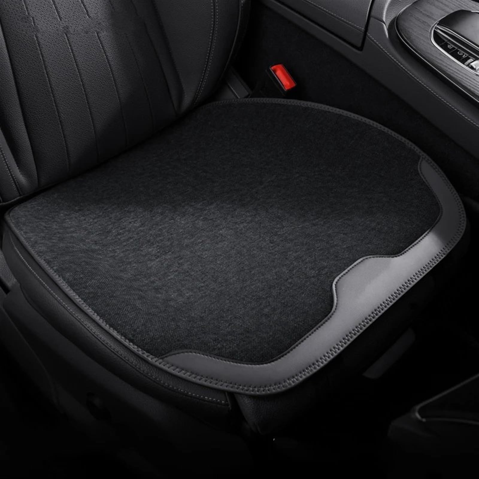 NNBINK Universal Auto Sitzbezüge Auto Kissen Schutz Vorne/Hinten Auto Pads Atmungsaktive Sitz Pad Auto Abdeckungen Automobil Innen Zubehör Autositz Sitzauflagen(Black,color1) von NNBINK