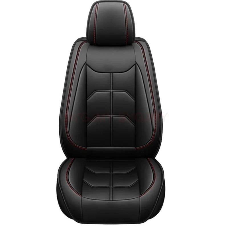 NNBINK Universal Auto Sitzbezug Akzent Zubehör Auto Sitz Schutz Pads Auto Vordersitz Abdeckung Automobil Innen Auto Sitz Abdeckung Autositz Sitzauflagen(Black) von NNBINK