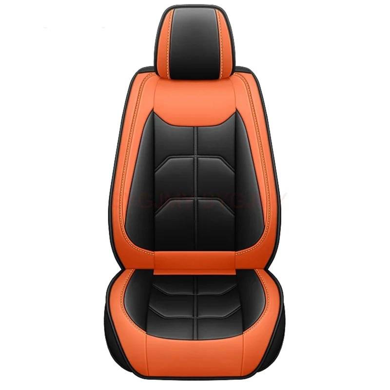 NNBINK Universal Auto Sitzbezug Akzent Zubehör Auto Sitz Schutz Pads Auto Vordersitz Abdeckung Automobil Innen Auto Sitz Abdeckung Autositz Sitzauflagen(Orange) von NNBINK