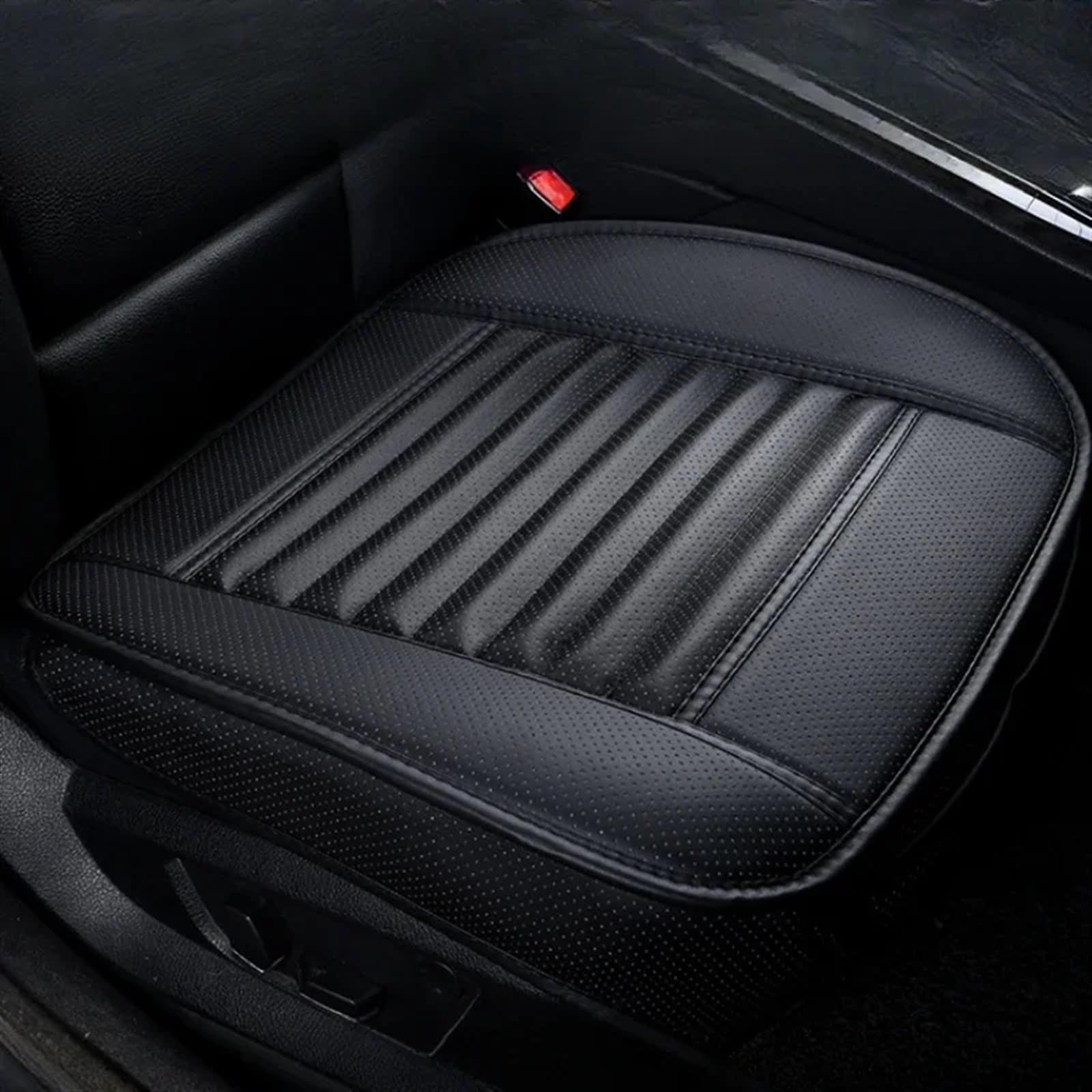 NNBINK Universal Auto Sitzbezug Atmungsaktive Pad Matte Für Auto Stuhl Kissen Auto Vordersitz Abdeckung Vier Jahreszeiten Matte Innen Auto Sitz Schutz Pads Autositz Sitzauflagen(Black) von NNBINK