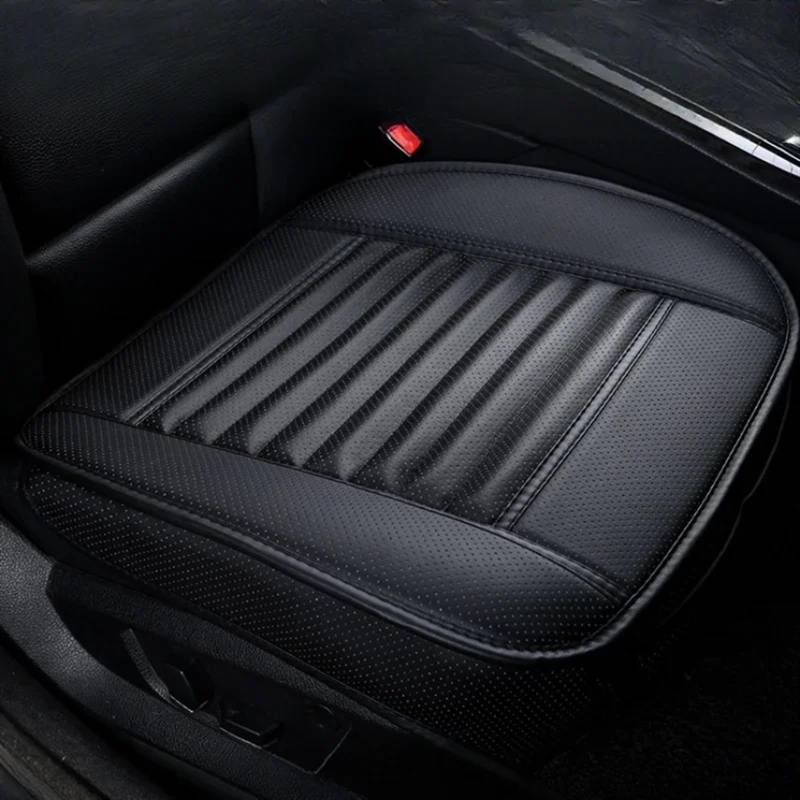 NNBINK Universal Auto Sitzbezug Atmungsaktive Pad Matte Für Auto Stuhl Kissen Auto Vordersitz Abdeckung Vier Jahreszeiten Matte Innen Auto Sitz Schutz Pads Autositz Sitzauflagen(Black) von NNBINK