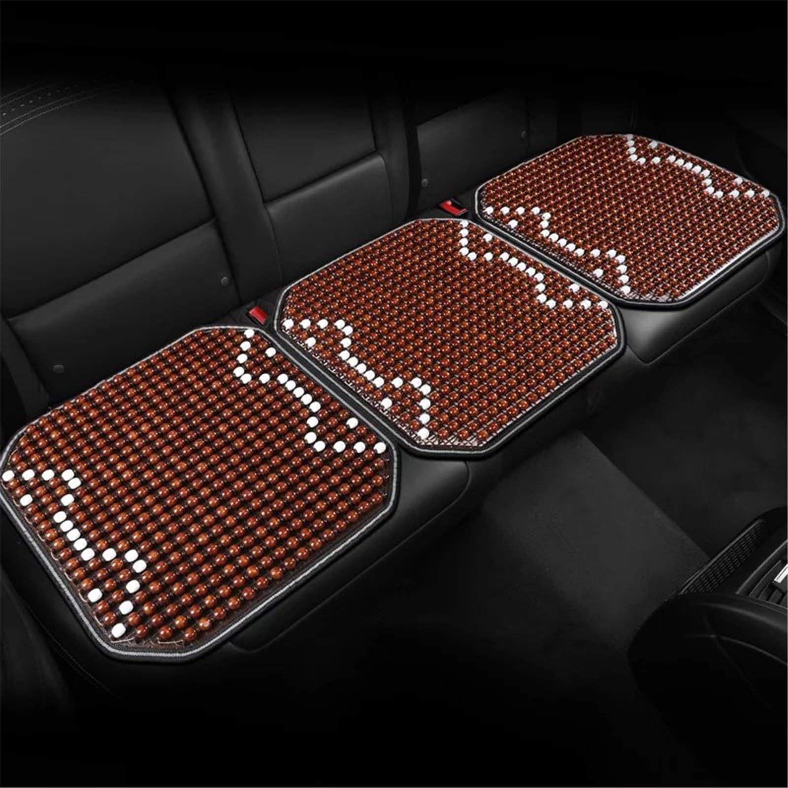 NNBINK Universal Auto Sitzbezug Auto Sitzkissen Atmungsaktive Sitz Matte Automobil Innen Auto Sitz Schutz Pads Auto Kissen Schutz Matte Autositz Sitzauflagen(Brown,Rear) von NNBINK